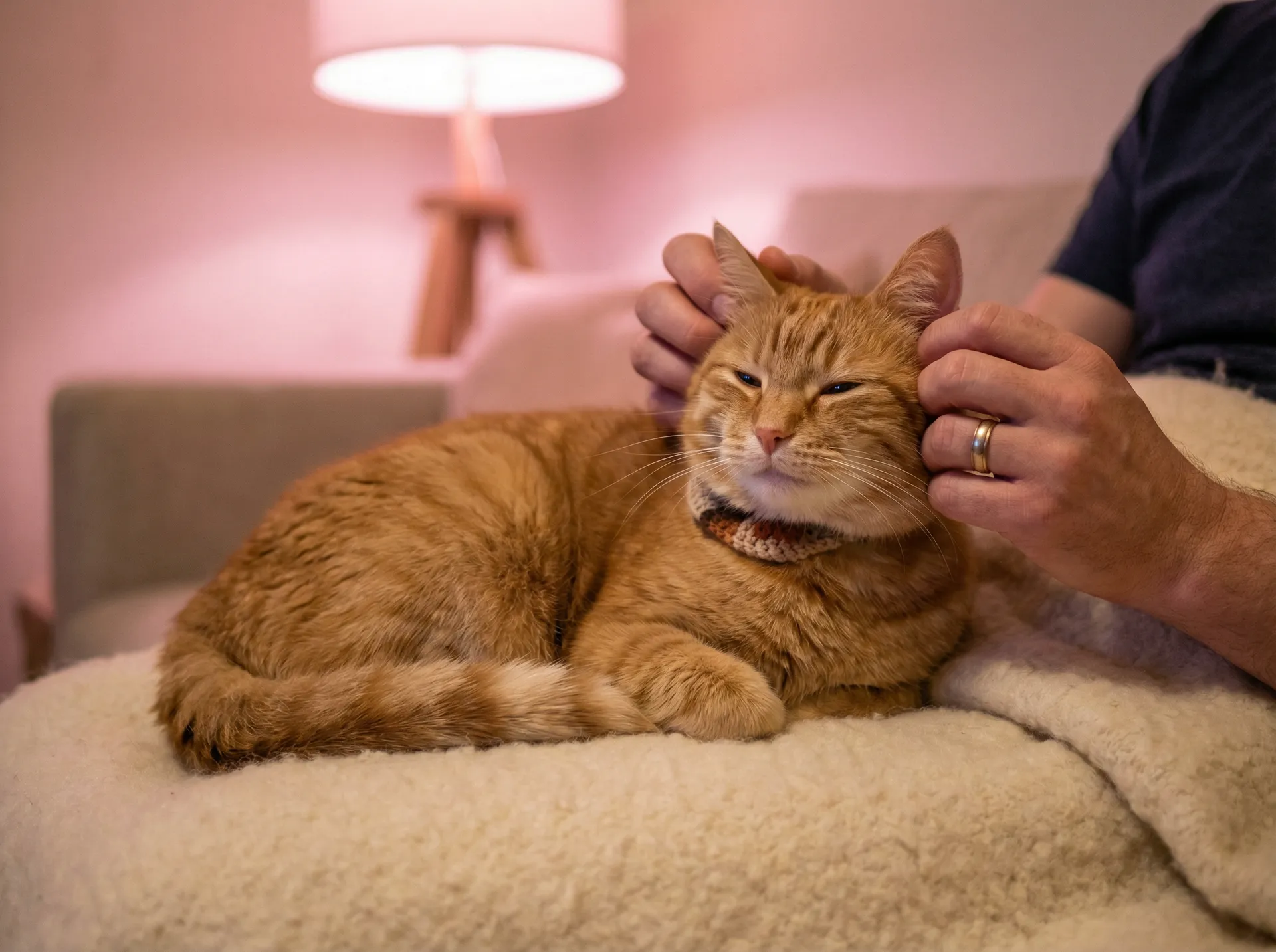 猫咪被温柔抚摸的幸福时刻 - 蜡笔小新电影大全